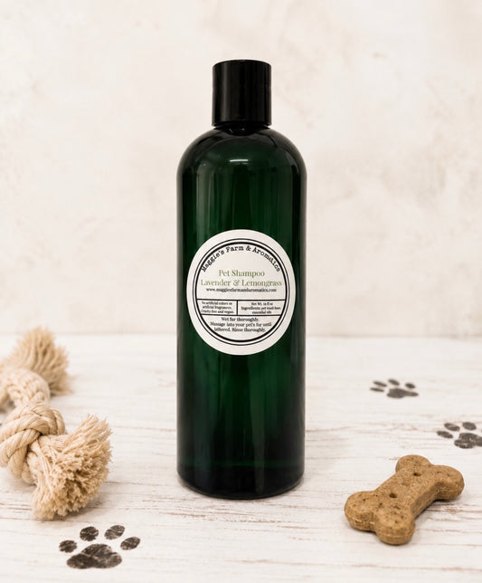 Natural Pet Shampoo | Lavender & Lemongrass | Gentle Dog Shampoo