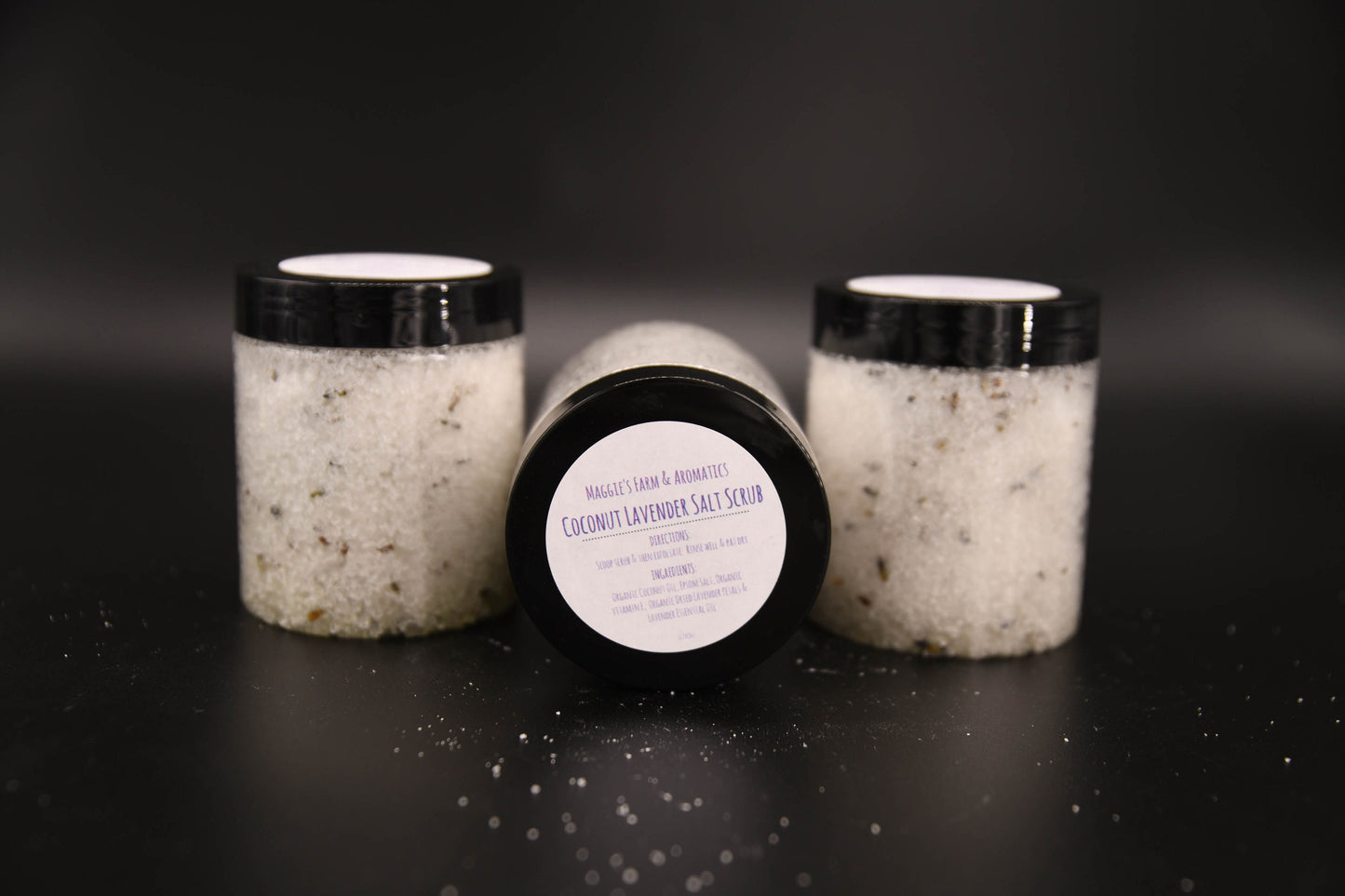 Lavender Coconut Salt Scrub