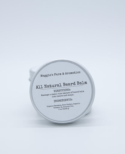 Beard Balm product photo from Maggie's Farm & Aromatics Etsy listing