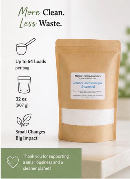 Laundry Detergent product photo from Maggie's Farm & Aromatics Etsy listing