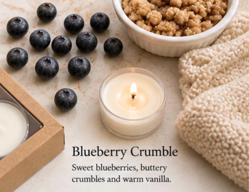 Handpoured Soy Tealight Candles, Vegan Aromatherapy Gift Set