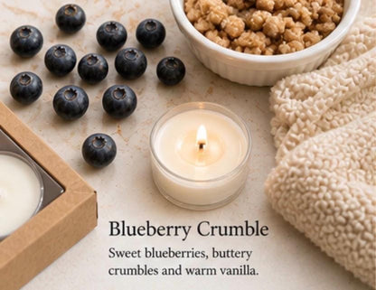 Handpoured Soy Tealight Candles, Vegan Aromatherapy Gift Set