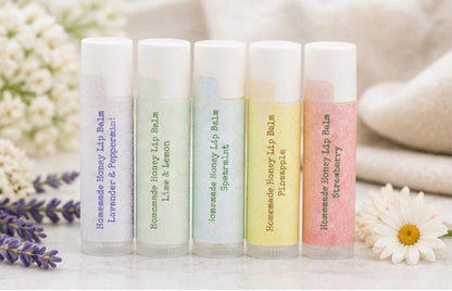 Honey Lip Balm product photo from Maggie's Farm & Aromatics Etsy listing