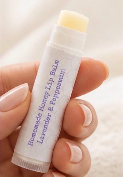 Honey Lip Balm product photo from Maggie's Farm & Aromatics Etsy listing
