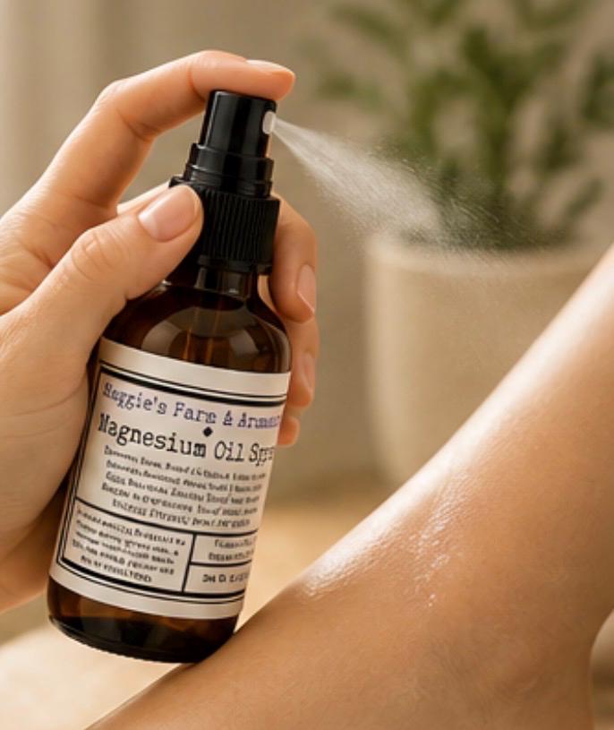 Magnesium Oil Spray product photo from Maggie's Farm & Aromatics Etsy listing