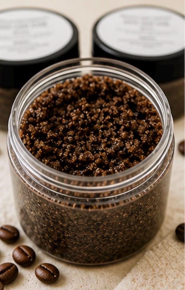 Coffee Sugar Scrub product photo from Maggie's Farm & Aromatics Etsy listing
