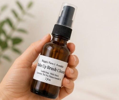 Makeup Brush Cleaner product photo from Maggie's Farm & Aromatics Etsy listing