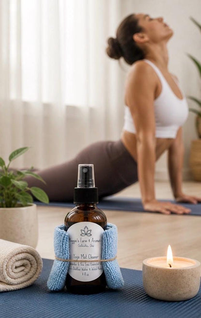 Yoga Mat Cleaner product photo from Maggie's Farm & Aromatics Etsy listing