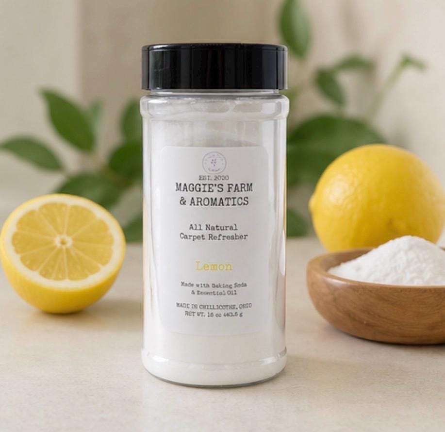 Carpet Refresher product photo from Maggie's Farm & Aromatics Etsy listing
