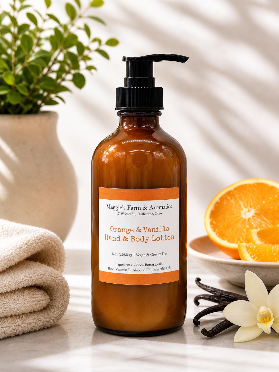 Face and Body Lotion product photo from Maggie's Farm & Aromatics Etsy listing