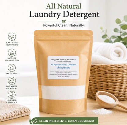 Laundry Detergent product photo from Maggie's Farm & Aromatics Etsy listing
