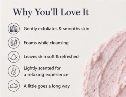Foaming Body Scrub product photo from Maggie's Farm & Aromatics Etsy listing