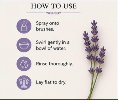 Makeup Brush Cleaner product photo from Maggie's Farm & Aromatics Etsy listing