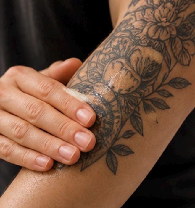 Tattoo Care Balm product photo from Maggie's Farm & Aromatics Etsy listing