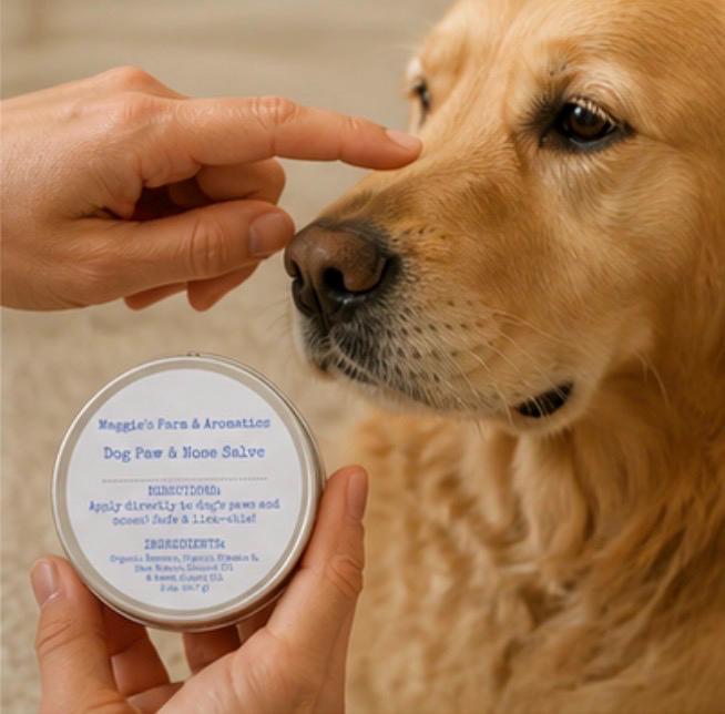 FurFolk Paw and Nose Balm product photo from Maggie's Farm & Aromatics Etsy listing