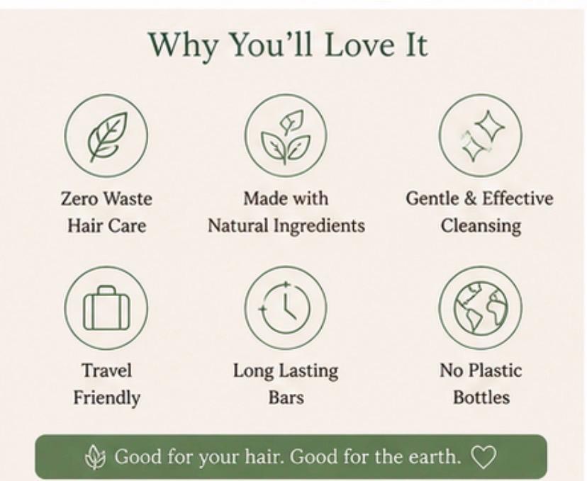 Shampoo + Conditioner Bar Set product photo from Maggie's Farm & Aromatics Etsy listing