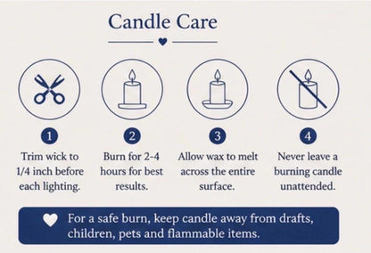 Soy Wax Candle Vegan Candle Aromatherapy Home Fragrance 100 Hour Burn Dye Free Candle