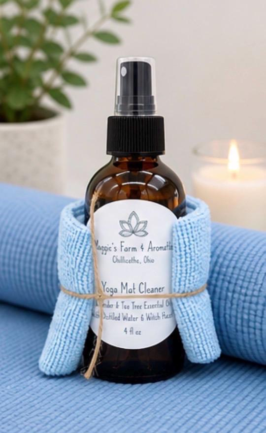 Yoga Mat Cleaner product photo from Maggie's Farm & Aromatics Etsy listing