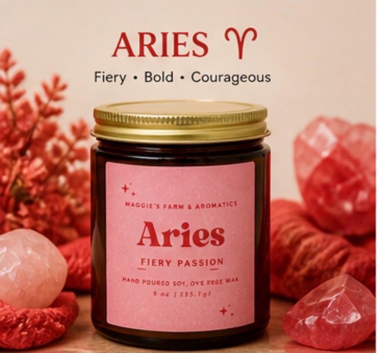 Candle Zodiac Sign Astrology Horoscope Star Sign Soy Wax Candle Personalized Zodiac Candle Birthday Astrology Gift