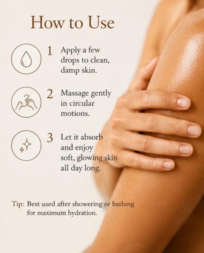 Body Oil product photo from Maggie's Farm & Aromatics Etsy listing