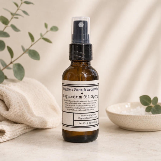 Magnesium Oil Spray product photo from Maggie's Farm & Aromatics Etsy listing