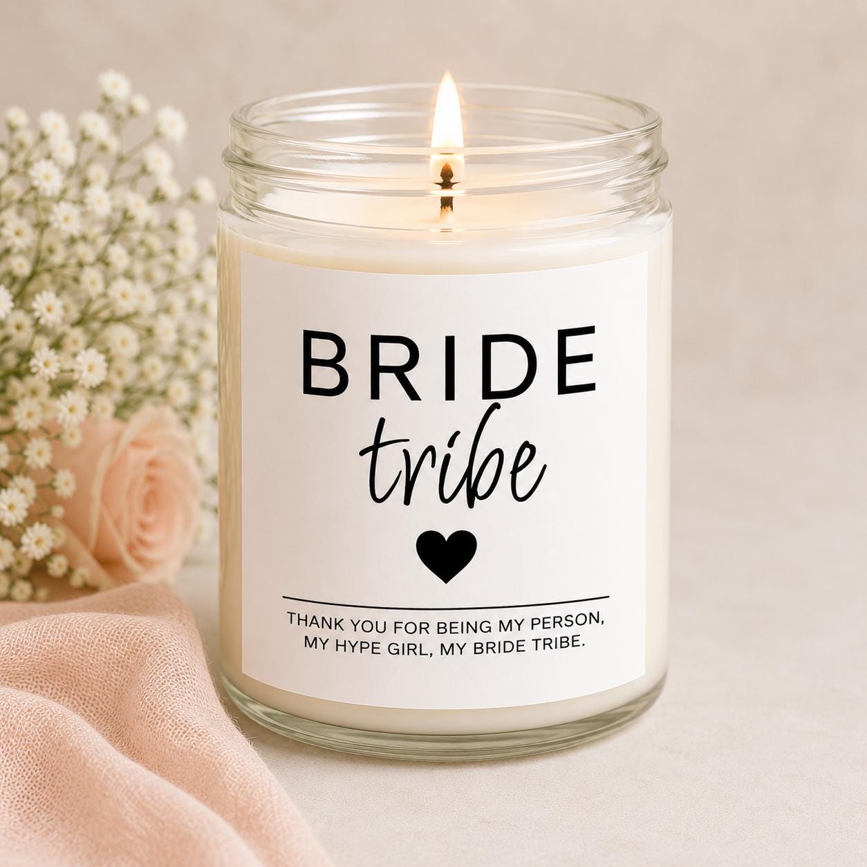 Bridesmaid Candle product photo from Etsy